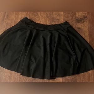 High waisted skirt with built in shorts and pockets